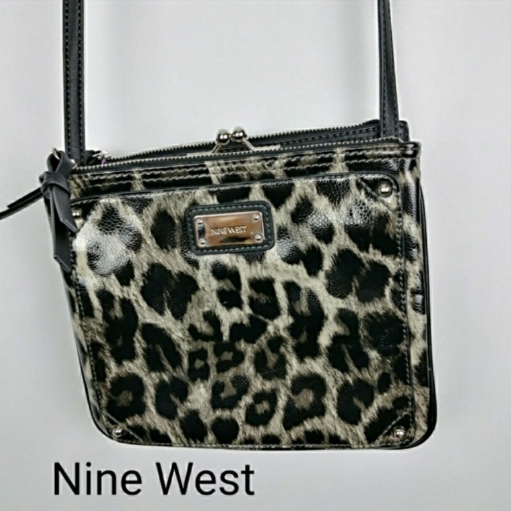 Nine West Leopard Print Crossbody Bag